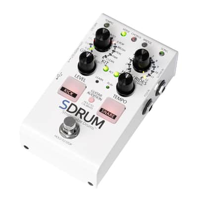 DigiTech SDrum Strummable Drum Pedal for Guitarists and Bassists with BeatScratch Technology (White) image 3