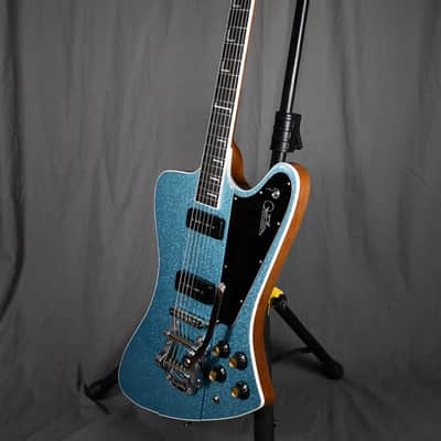 2023 Kauer Banshee Baritone Sky Blue Flake w/ Bigsby image 17