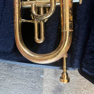 Dynasty Marching Mellophone,  with mouthpiece and case. USA image 4