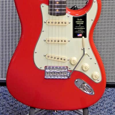 2026 Fender American Vintage II 1961 Stratocaster w/Case! Fiesta Red! VERY NICE!!! image 3