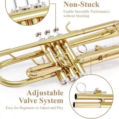 ETR-380 Bb Trumpet - Premium Student & Intermediate Model for Concert and School Bands image 3