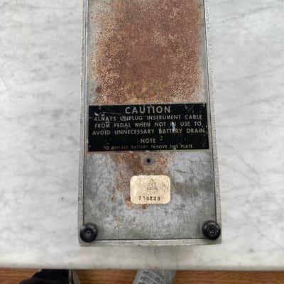 Fender Wah Fuzz volume pedal 1970’s - Chrome image 5