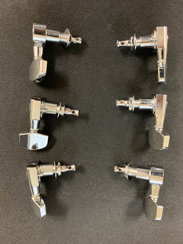Taylor Tuning Pegs (6) 2010s Chrome image 1