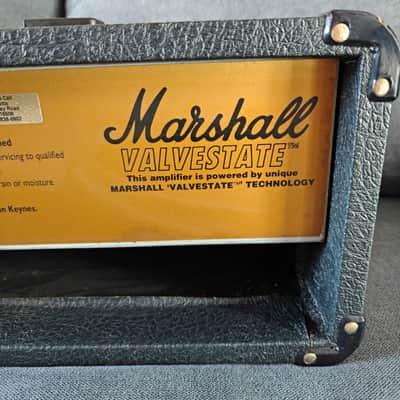 Marshall Valvestate 100V Model 8100 2-Channel 100-Watt Guitar Amp Head 1991 - 1998 - Black image 11