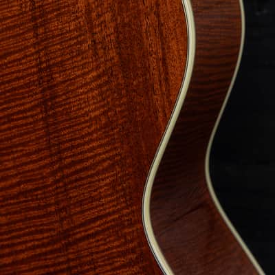 Santa Cruz Custom OM Fiddleback Mahogany / Old Growth Sitka Acoustic Guitar image 11