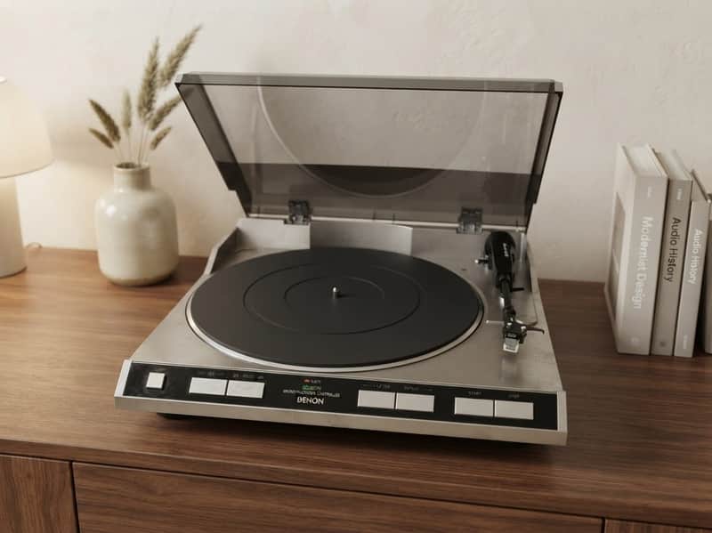 Denon DP-15F Rare Vintage Turntable Tested Warranty Quartz Direct Drive Auto