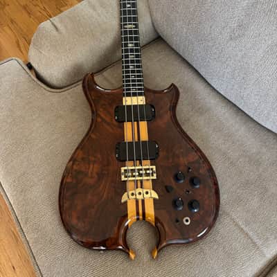 Alembic 20th Anniversary AM 4 string Bass guitar Omega Burl Walnut image 1
