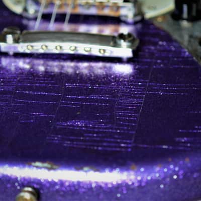 Fender Mustang American Relic Custom  2013 Purple Sparkle HH image 7
