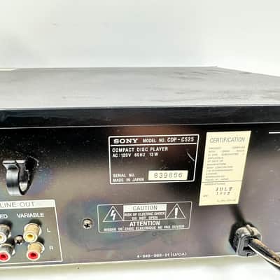 Sony CDP-C525 Vintage 5 Disc CD Changer Component image 7