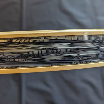 New Pearl 22" Wood Bass Drum Hoop Black Oyster image 2