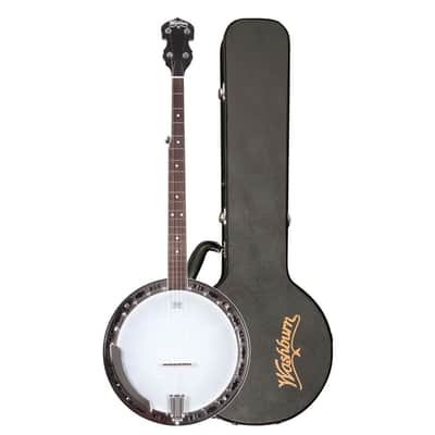 Washburn B11K Five String Banjo w/ Free Case & Free Shipping image 1