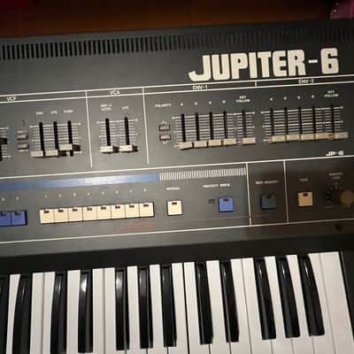Roland Jupiter 6 61-Key Synthesizer with Europa Mod 1983 - 1985 - Black image 5
