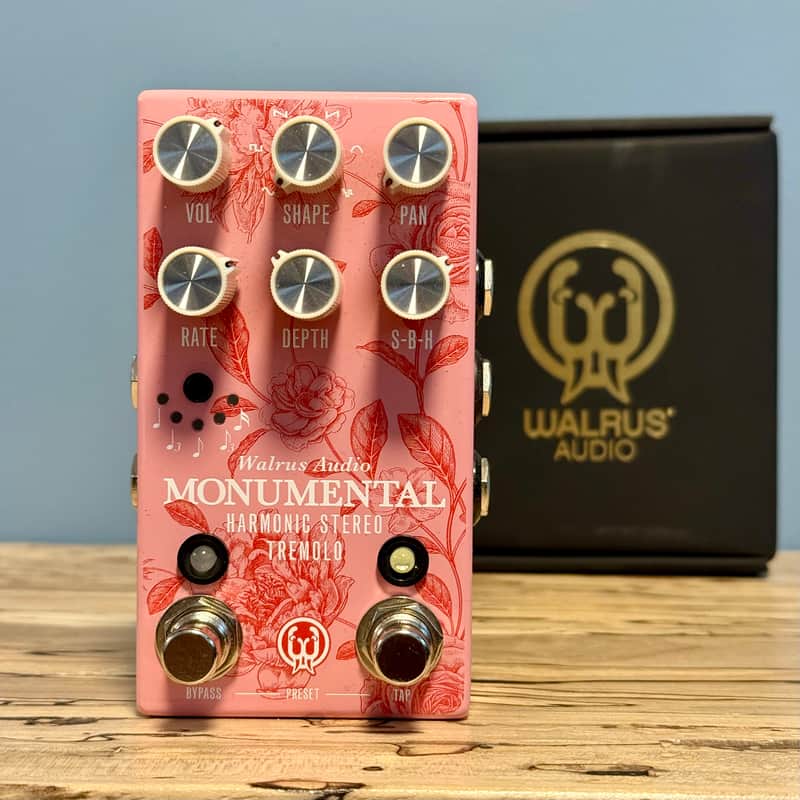 Walrus Audio Monumental Stereo Harmonic Tap Tremolo Limited Edition - Floral Series