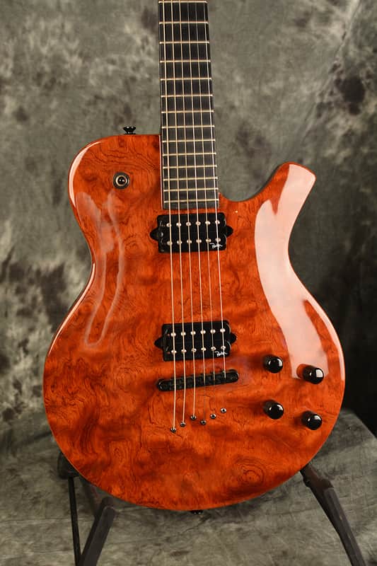 Parker PM-20 Single Cut Dual Humucker Neck Thru Quilted Bubinga Top w Deluxe Gigbag Included image 1