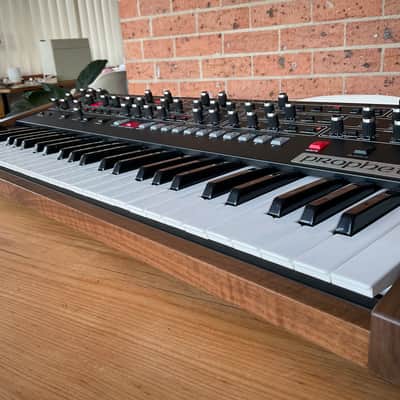 Sequential Prophet-6 49-Key 6-Voice Polyphonic Synthesizer 2018 - 2020 - Black with Wood Sides image 12