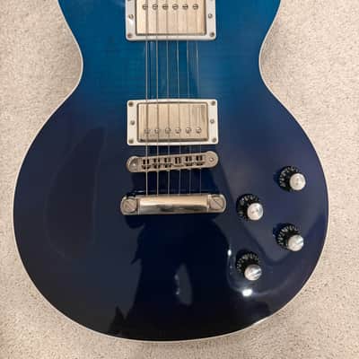 2004 Gibson Les Paul Midnight Blue image 3
