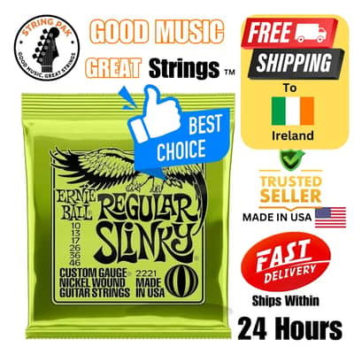 Ernie Ball 2221 Regular Slinky Nickel Electric Guitar Strings image 1