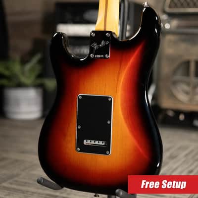 Fender American Professional Classic Stratocaster Electric Guitar - 3-Color Sunburst with Gig Bag image 2