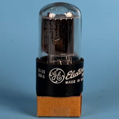 1961 General Electric 6SN7GT Vintage Grey Plate Vacuum Tube! Tests Good! T571 image 2