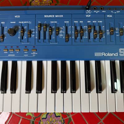 Roland SH-101 Legendary Analog Mono Synth 1982 BLUE!!! With MGS1 Mod Grip image 5