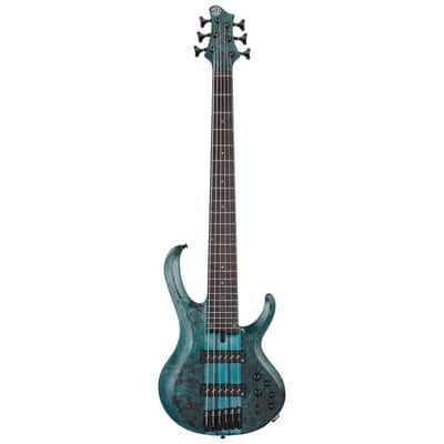 Ibanez BTB946 COL 6 String Electric Bass. Cosmic Blue Low Gloss image 2