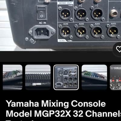 Yamaha MGP32X 32 Channel Analog Mixing Console 2017 - Present - Black image 4
