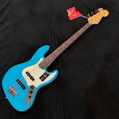 Fender American Professional II Jazz Bass RW Miami Blue 9lbs, 2oz #US210066379 J Bass USA image 3