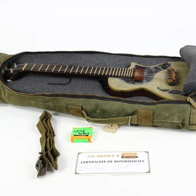 Schroeder WWII GI Radio Lane Guitar & Travel Guitar SET owned by Zac Brown Band image 21