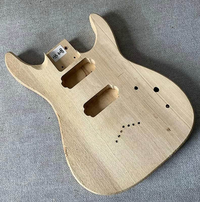 Unfinished 7 String Guitar Basswood Body DIY Project image 1