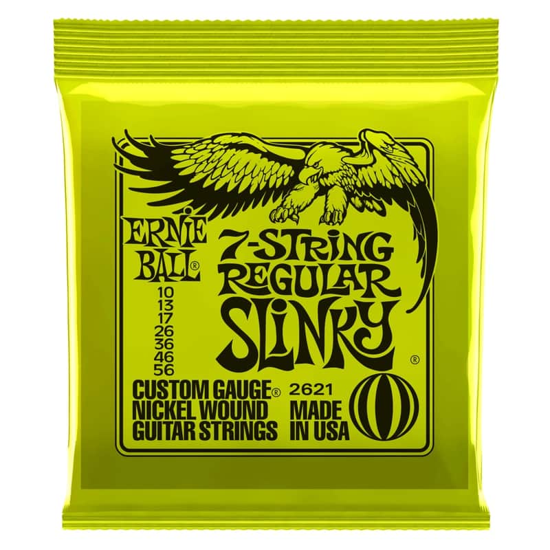 Ernie Ball 7 String Regular Slinky, .010-.056 image 1