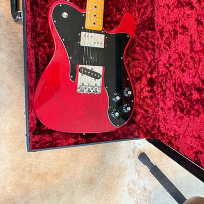Fender American Vintage "Thin Skin" 1972 Telecaster Custom 2018 - Transparent Crimson Red with Lollar Pickups image 13