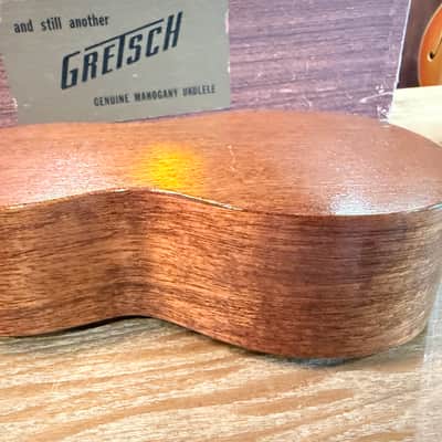 Gretsch SOPRANO UKELELE LATE 1940S NATURAL MAHOGANY With Original Box image 11
