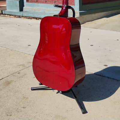 Guild D-25 - 1974 - Cherry Red image 15