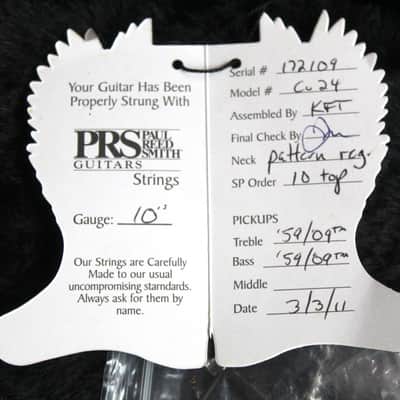 PRS "Custom 24 Quilt 10 (11172109) Original of year 2011 with her papers and hardcase" 3, 4 KG image 23