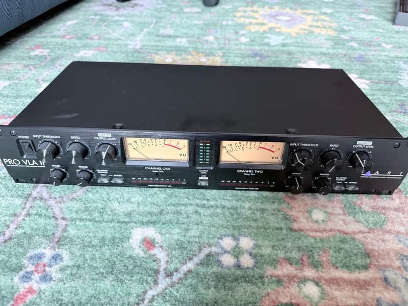 ART Pro VLA II 2-Channel Vactrol Compressor 2009 - Present - Black image 1