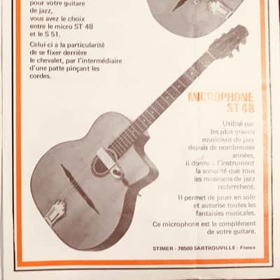Stimer ST48 (1970s) Original Vintage Pickup || Gypsy Jazz, Manouche, Django, Gipsy Guitar image 8