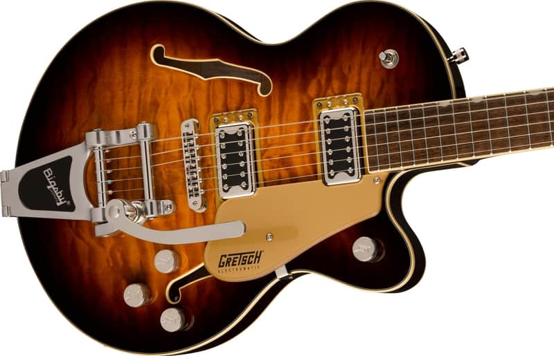 PRE-ORDER! GRETSCH G5655T-QM ELECTROMATIC CENTER BLOCK JR. SINGLE-CUT QUILTED MAPLE + BIGSBY / SWEET TEA image 1