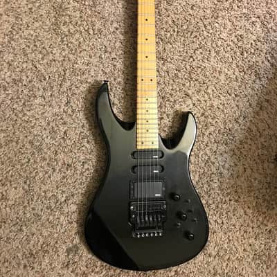 MIJ Vintage Yamaha RGX612J 80s Shredder Super Strat Black Pearl