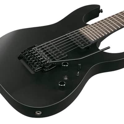 Ibanez RG Iron Label 7 String Electric Guitar - Black (RGRB720BKF) image 7