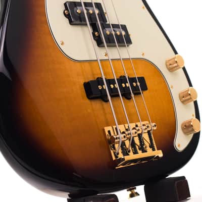 Fender 75th Anniversary American Professional II PJ Precision Bass 2026 - 2-Color Sunburst 4241gr image 7
