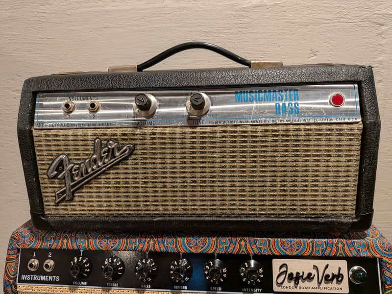 Fender Music Master Bass / Guitar Amp Hotrodded Head image 1