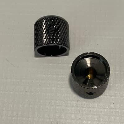2000's Japan Ibanez Prestige RG Series Guitar Cosmo Black Dome Metal Knob Flat Head Set Screw image 3