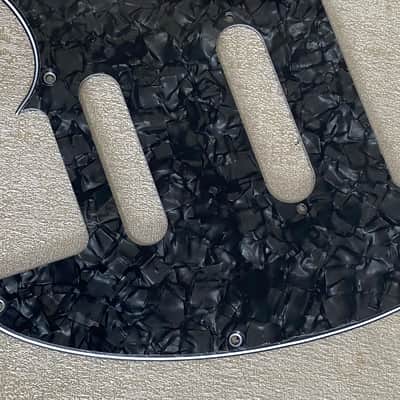 Custom Guitar Pickguard For Fender Telecaster Nashville Tele,4 Ply Black Pearl image 2