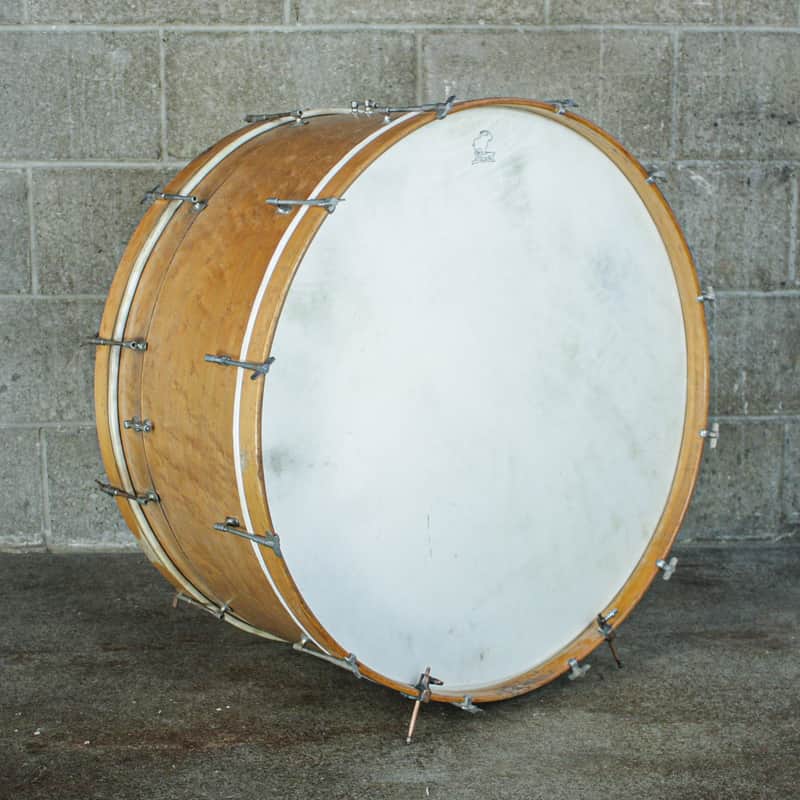Walberg & Auge 28" Early 1900's Hinged Bass Drum image 1