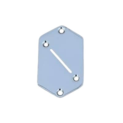 Guitar Jaguar Style Chrome Angeled Switch Control Plate image 1