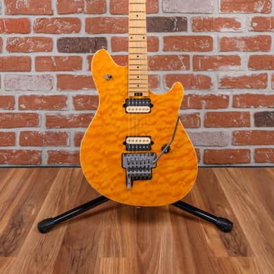 Peavey EVH Wolfgang Special Quilted Maple Top Amber 1999 w/OHSC image 4