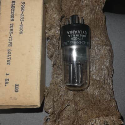 NOS JAN Sylvania 6SL7GT Vacuum Tubes – 4-Pack in Original Military Boxes image 8