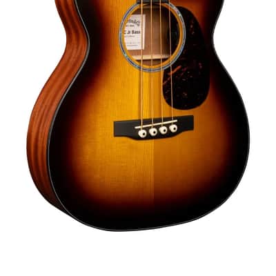 Martin Road Series 000C JR-E Acoustic-Electric Bass Guitar, Burst w/ Bag image 1