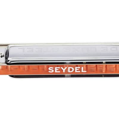 Seydel DELUXE STEEL Chromatic Harmonica, Key of D. Brand New with Full Warranty! image 7