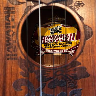 GString Hawaiian Style 26” Tenor 1998 - Koa Wood image 7